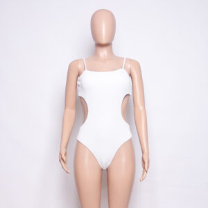 white one piece swimsuit